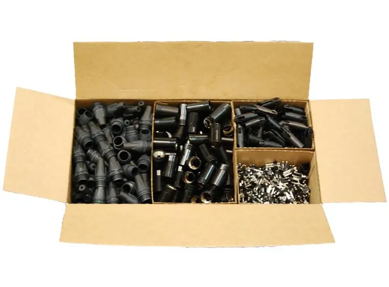 Neutrik NC3FXX-BAG-D kabel 3p hun sort eske a 100 stk 